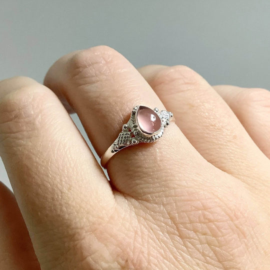 Rose Quartz Ring-Rocks and Gems Canada