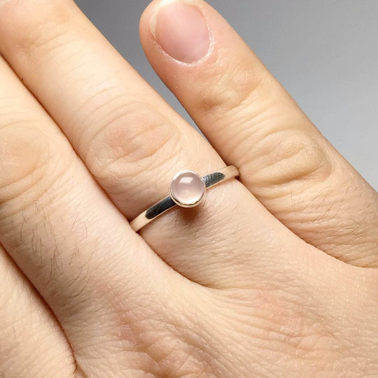 Rose Quartz Ring-Rocks and Gems Canada
