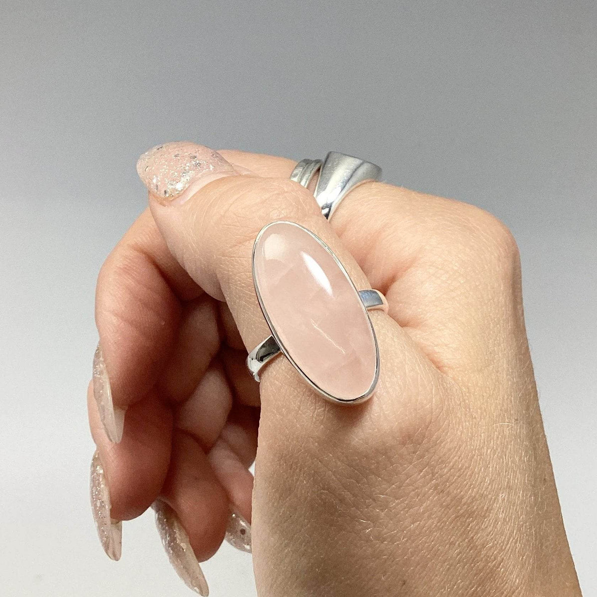 Rose Quartz Ring-Rocks and Gems Canada