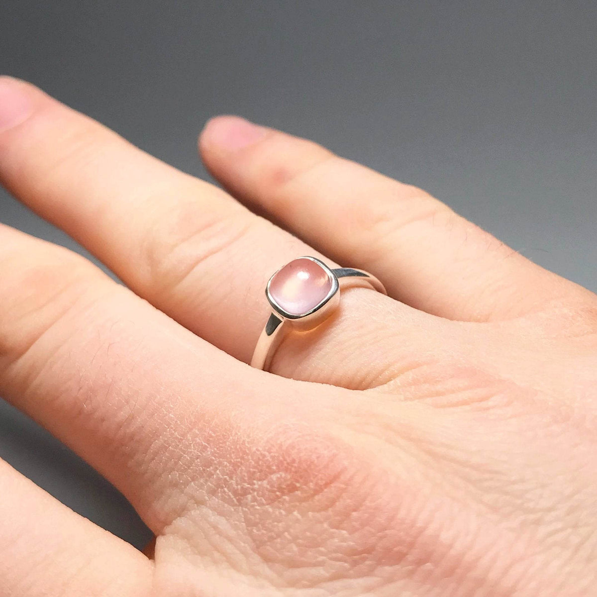 Rose Quartz Ring-Rocks and Gems Canada