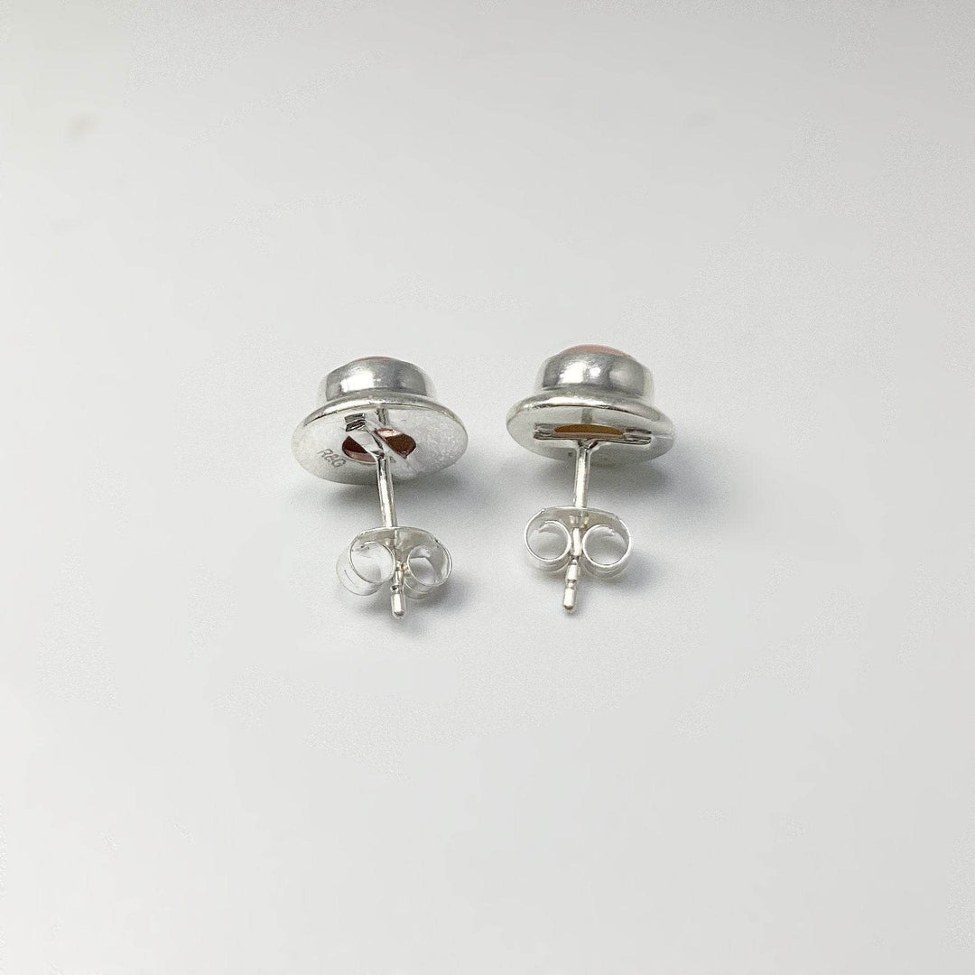 Rose Quartz Stud Earrings-Rocks and Gems Canada