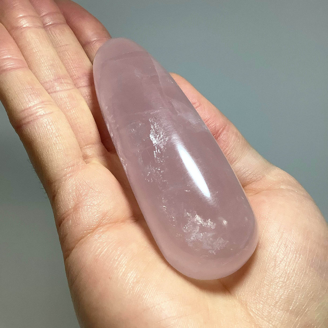 Rose Quartz Wand-Rocks and Gems Canada