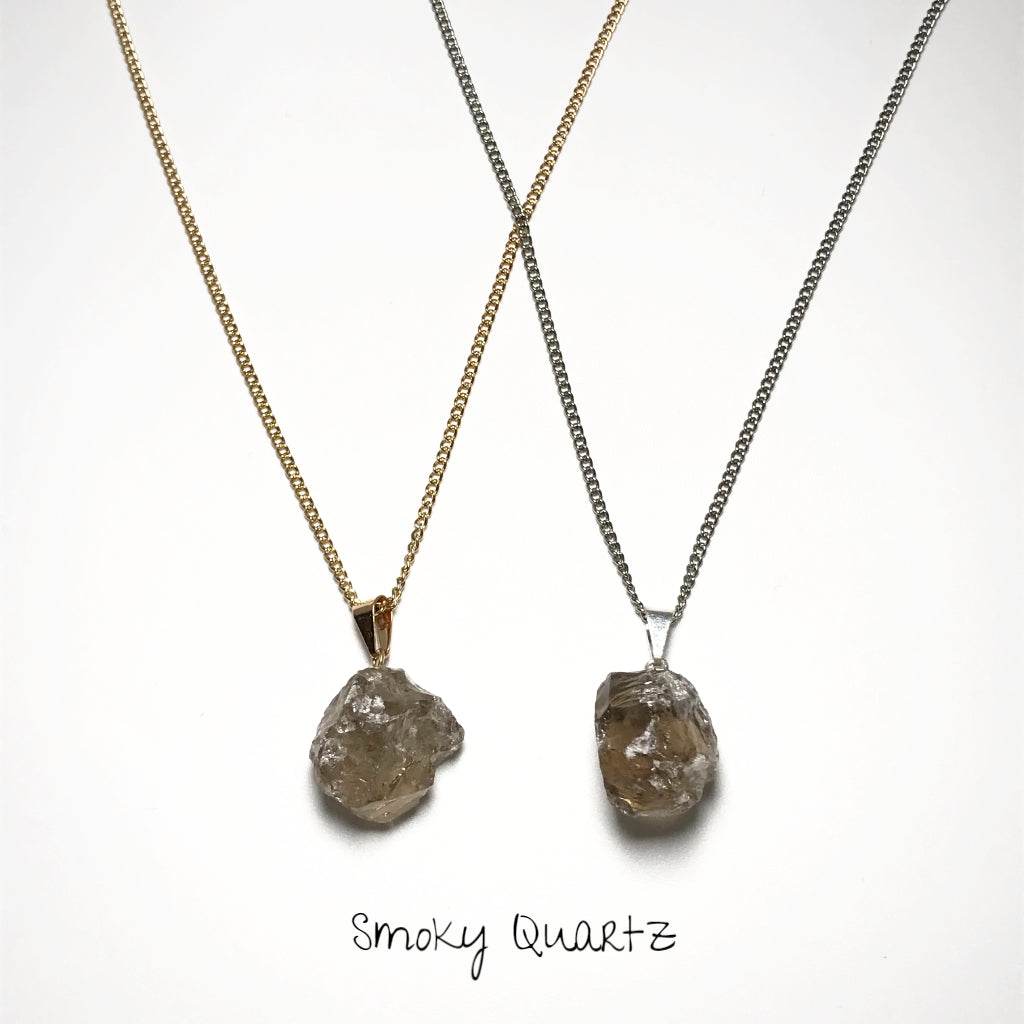 Rough Gemstone Necklace-Rocks and Gems Canada