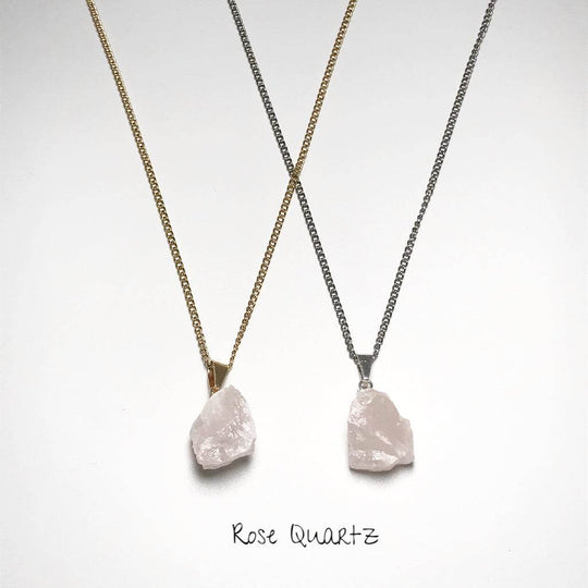 Rough Gemstone Necklace-Rocks and Gems Canada