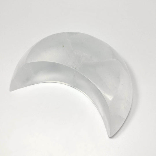 Selenite Half Moon Bowl-Rocks and Gems Canada