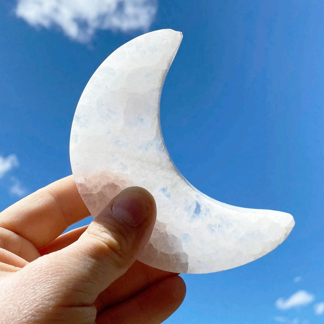 Selenite Half-Moon-Rocks and Gems Canada