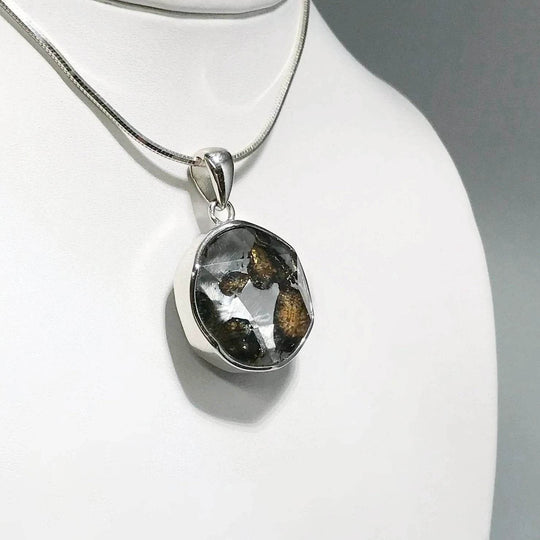 Sericho Meteorite Faceted Pendant-Rocks and Gems Canada