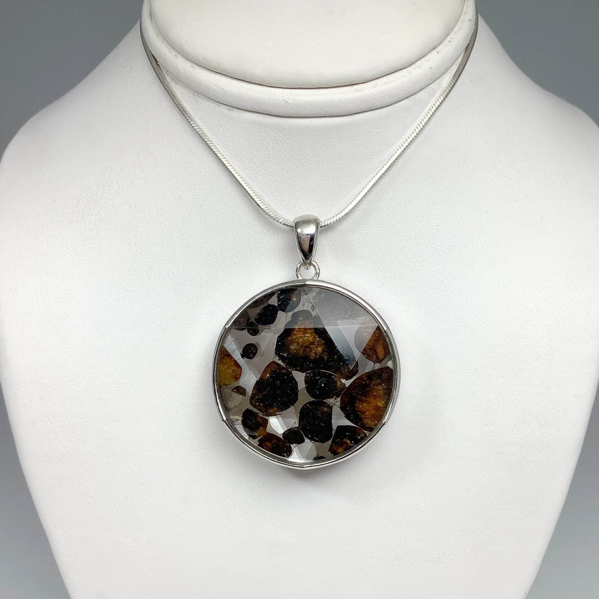 Sericho Meteorite Faceted Pendant-Rocks and Gems Canada