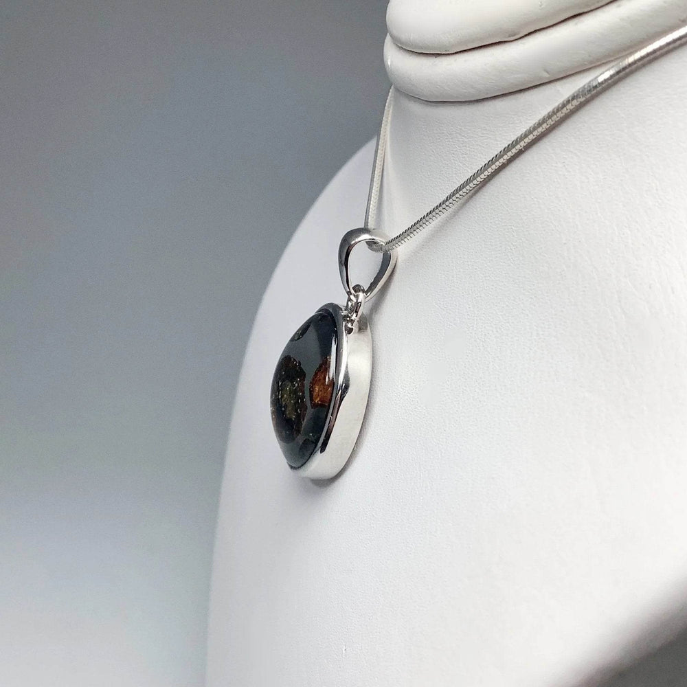 Sericho Meteorite Round Pendant-Rocks and Gems Canada