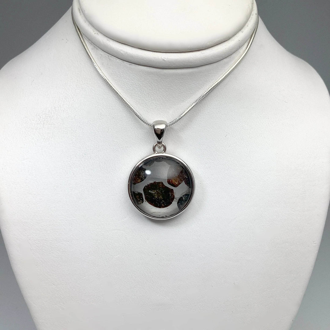Sericho Meteorite Round Pendant-Rocks and Gems Canada