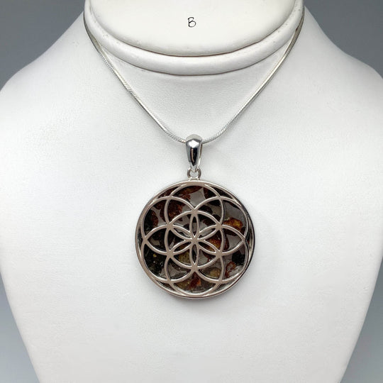 Sericho Meteorite Seed of Life Pendant-Rocks and Gems Canada