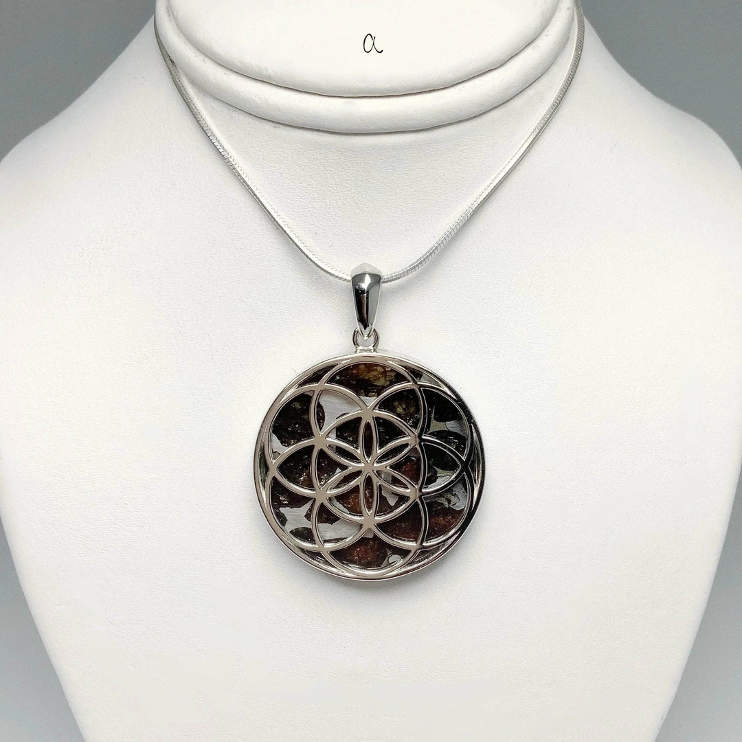 Sericho Meteorite Seed of Life Pendant-Rocks and Gems Canada
