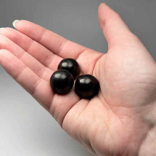 Shungite Sphere - 20mm-Rocks and Gems Canada