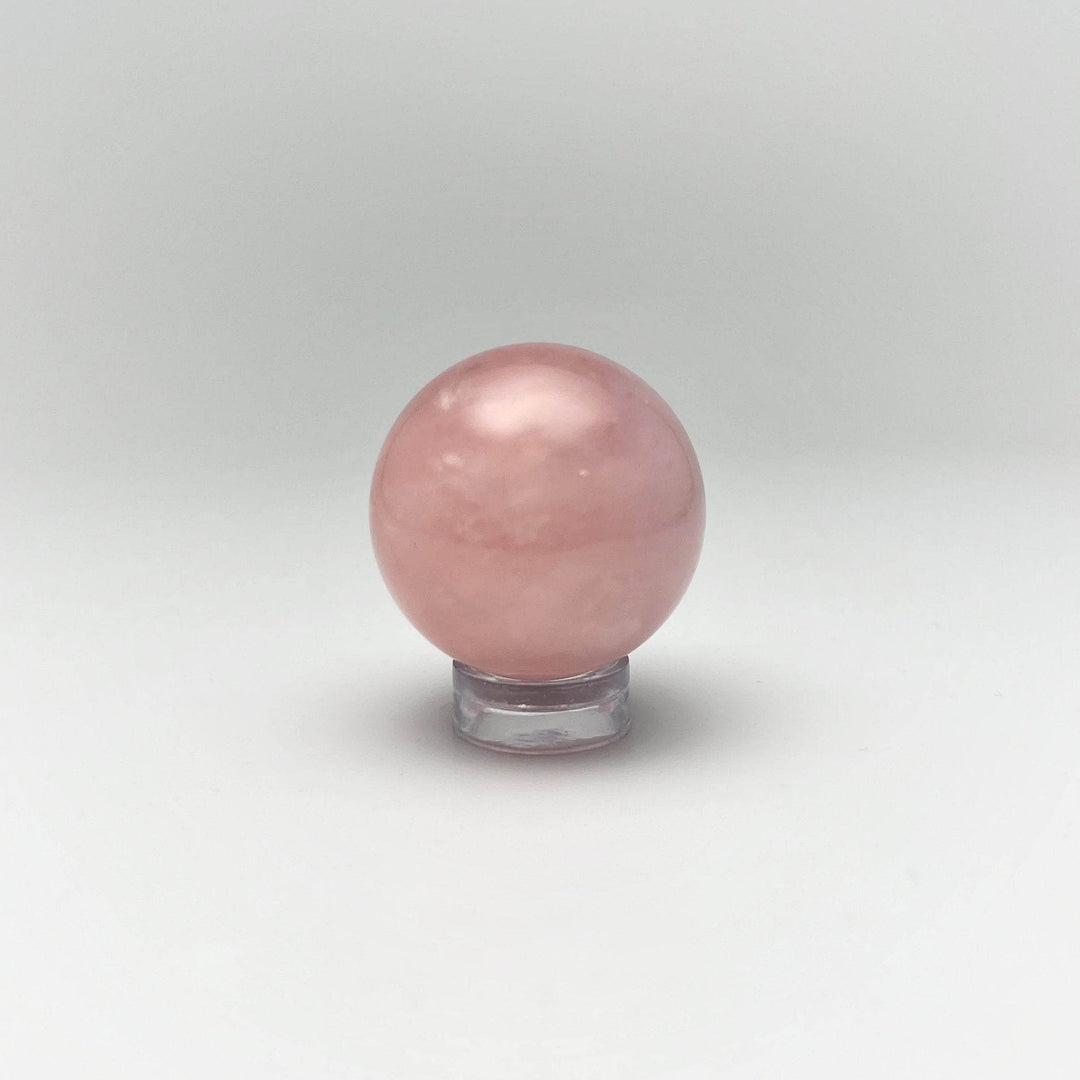 Small Rose Quartz Sphere-Rocks and Gems Canada