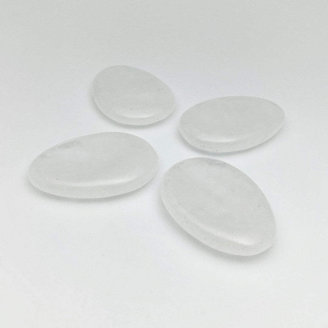 Small Worry Stone - Milky Quartz-Rocks and Gems Canada