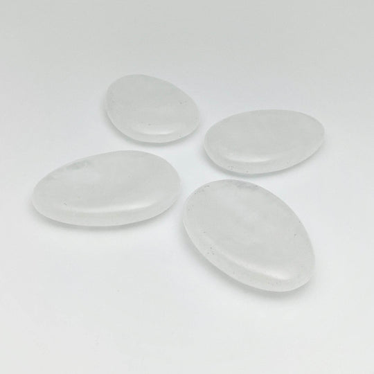 Small Worry Stone - Milky Quartz-Rocks and Gems Canada