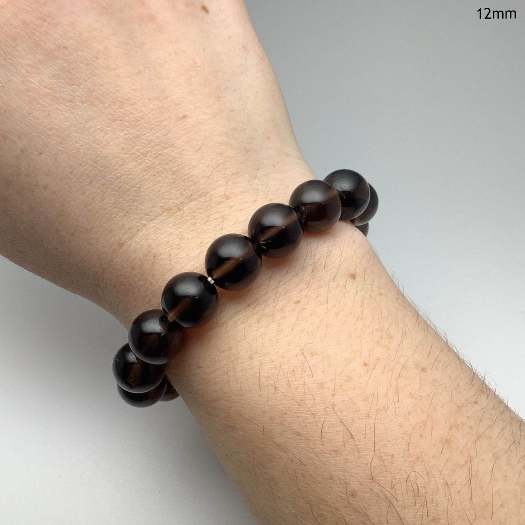 Smoky Quartz Beaded Bracelet-Rocks and Gems Canada