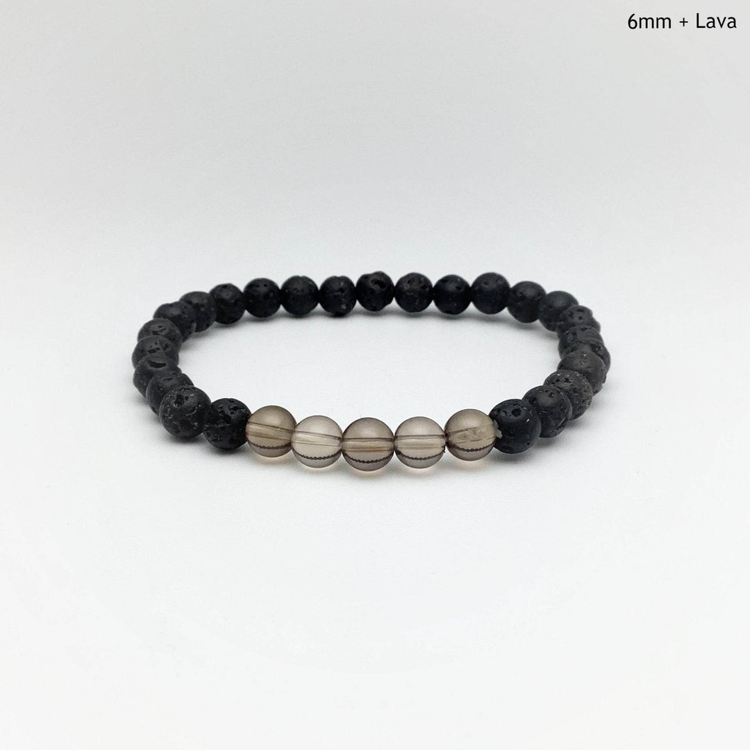 Smoky Quartz Beaded Bracelet-Rocks and Gems Canada