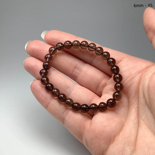 Smoky Quartz Beaded Bracelet-Rocks and Gems Canada