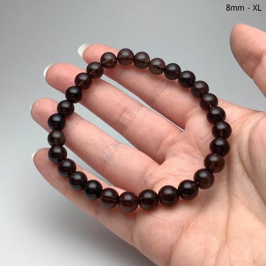 Smoky Quartz Beaded Bracelet-Rocks and Gems Canada