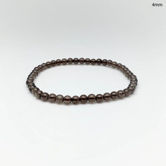Smoky Quartz Beaded Bracelet-Rocks and Gems Canada