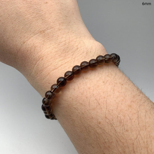 Smoky Quartz Beaded Bracelet-Rocks and Gems Canada