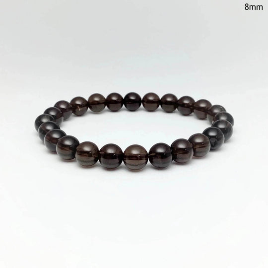 Smoky Quartz Beaded Bracelet-Rocks and Gems Canada