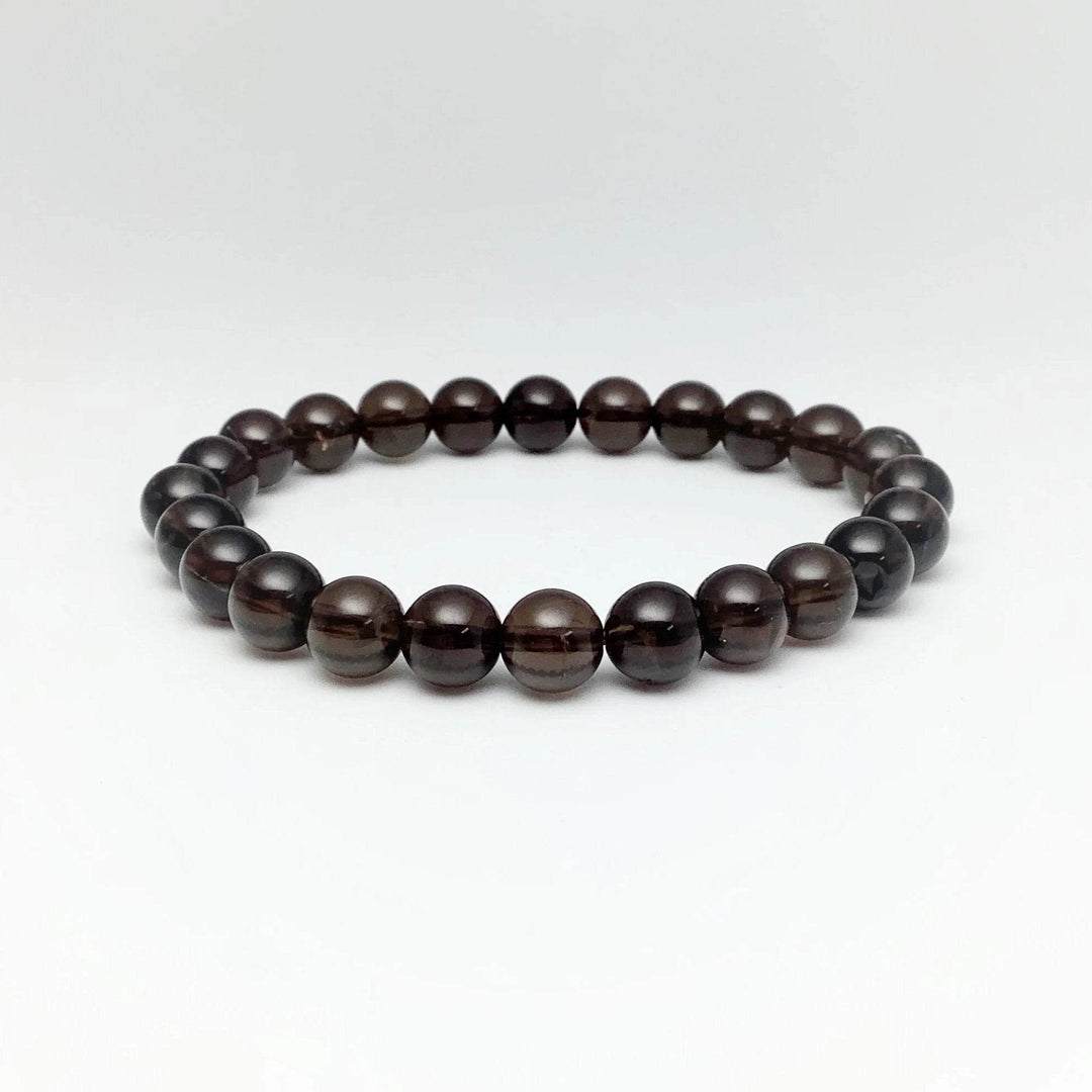 Smoky Quartz Beaded Bracelet-Rocks and Gems Canada