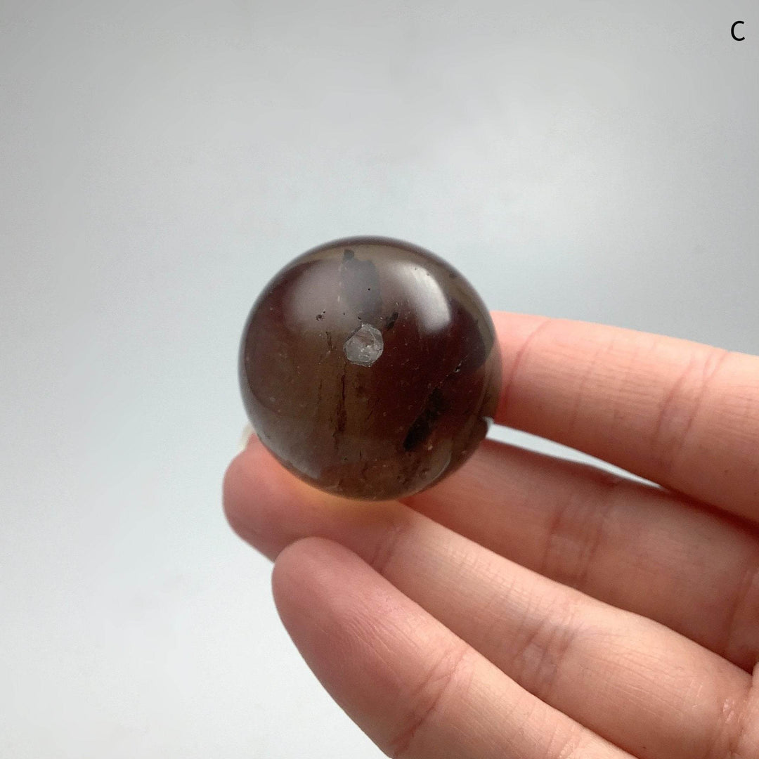 Smoky Quartz Sphere-Rocks and Gems Canada