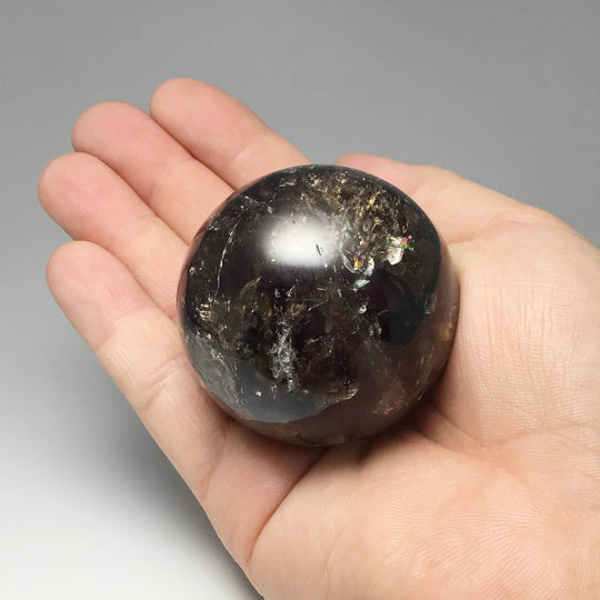 Smoky Quartz Sphere-Rocks and Gems Canada