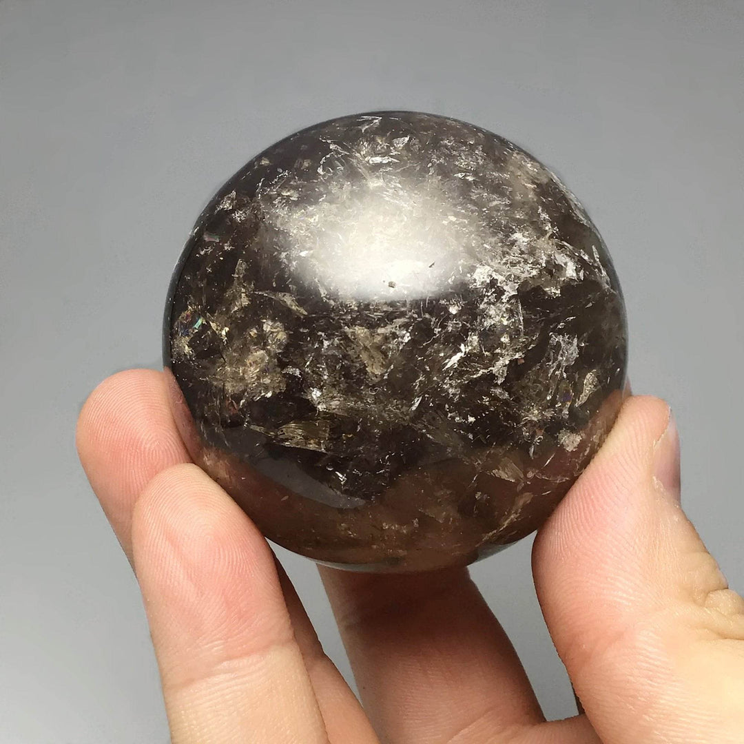 Smoky Quartz Sphere-Rocks and Gems Canada