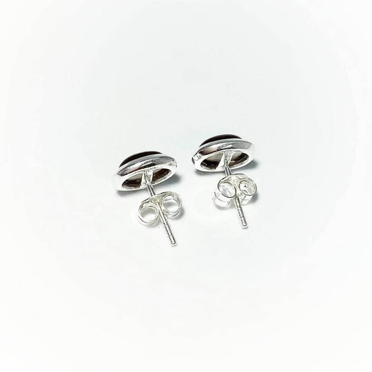 Smoky Quartz Stud Earrings-Rocks and Gems Canada