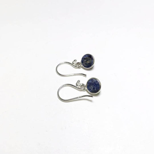 Sodalite Dangle Earrings-Rocks and Gems Canada