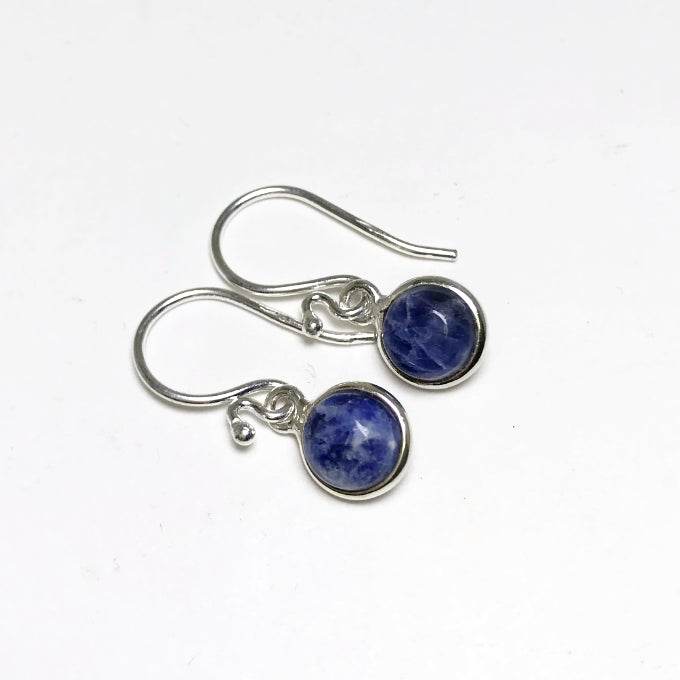 Sodalite Dangle Earrings-Rocks and Gems Canada