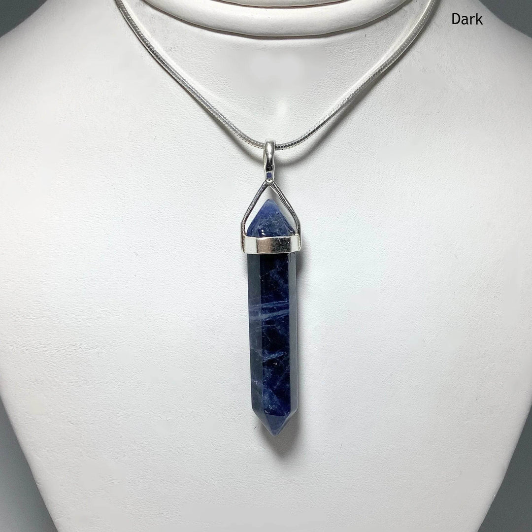 Sodalite Double Terminated Point Pendant-Rocks and Gems Canada