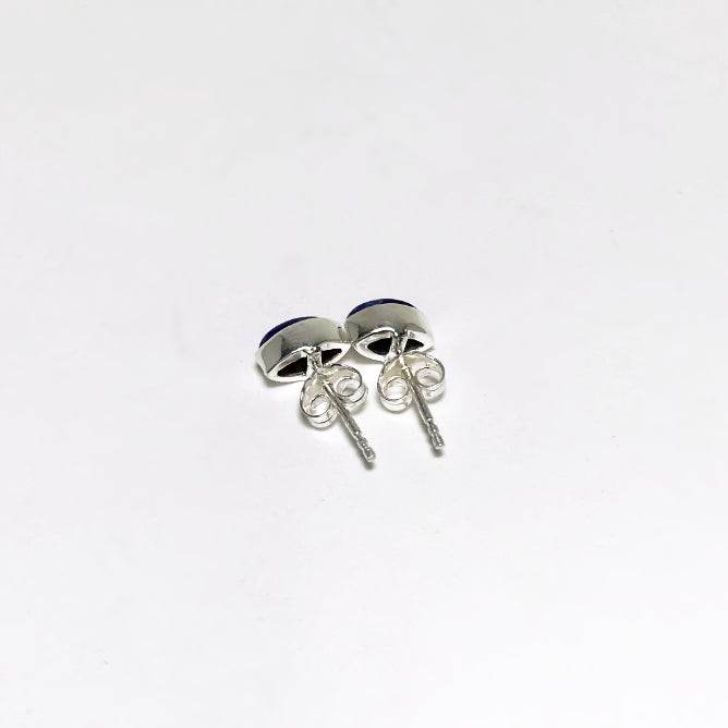 Sodalite Stud Earrings-Rocks and Gems Canada