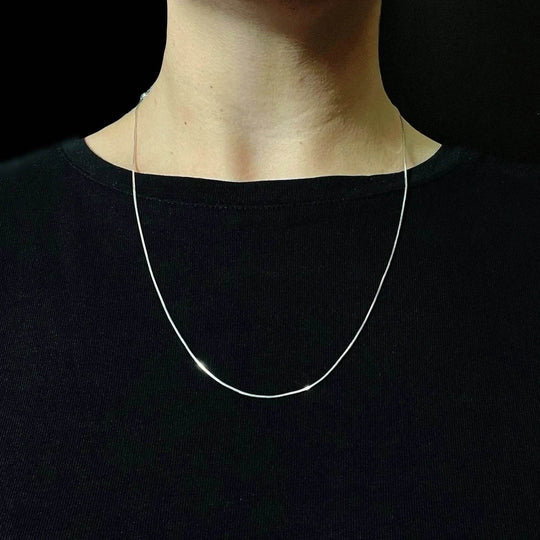 Sterling Silver Chain - Adjustable-Rocks and Gems Canada