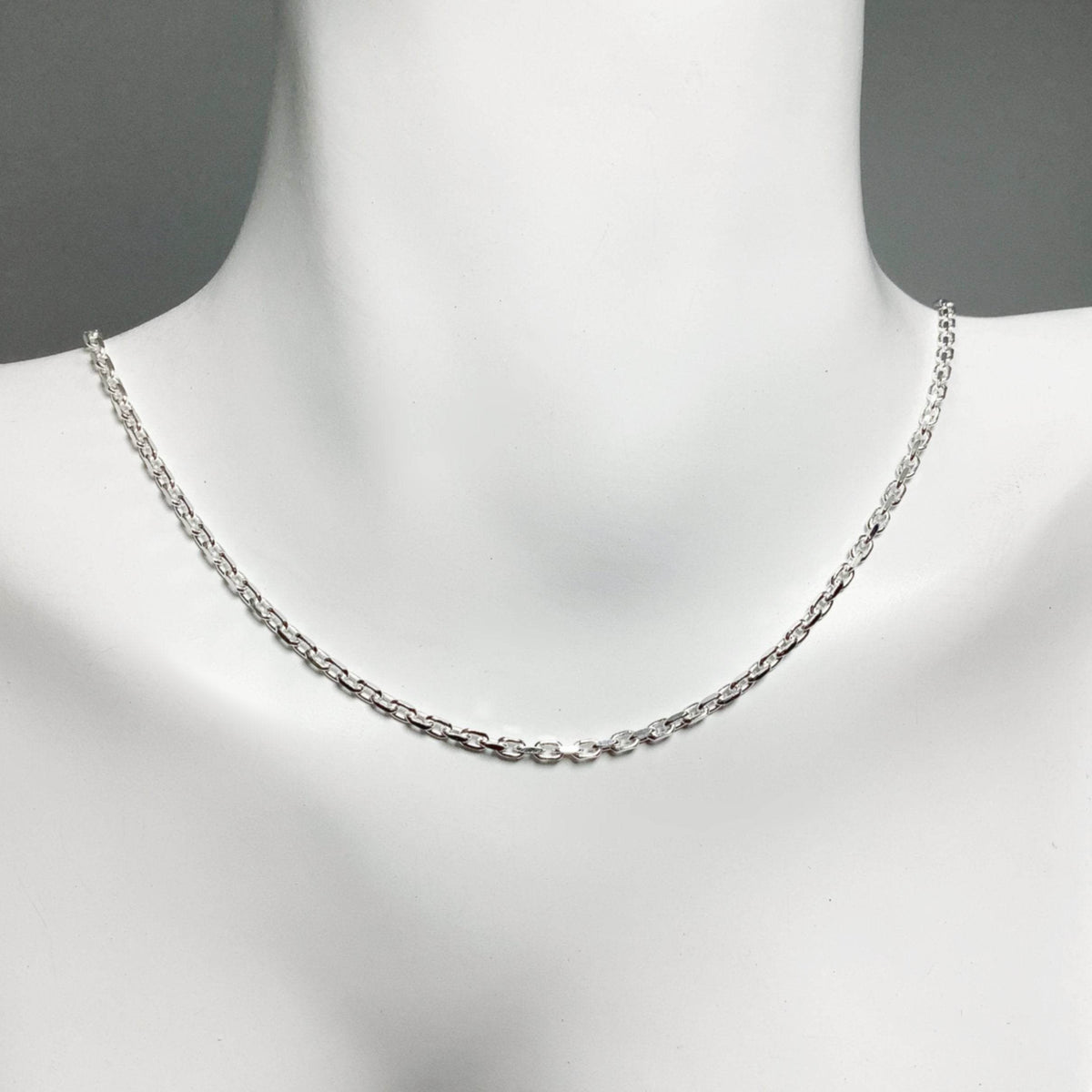 Sterling Silver Chain - Anchor Style-Rocks and Gems Canada