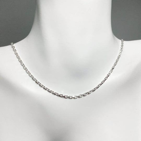 Sterling Silver Chain - Anchor Style-Rocks and Gems Canada