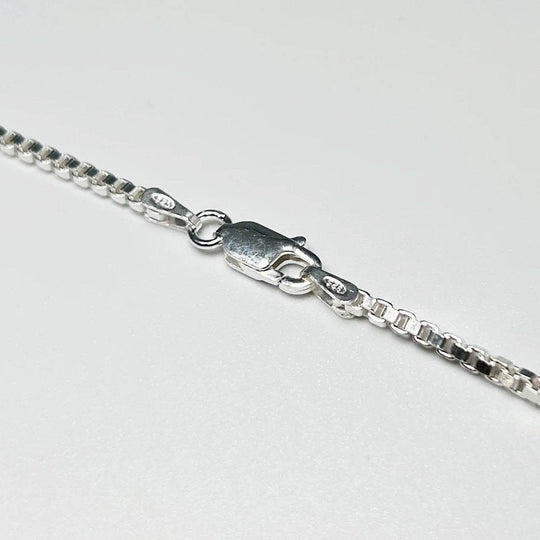 Sterling Silver Chain - Box Style-Rocks and Gems Canada