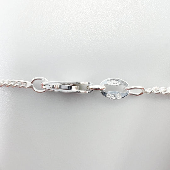 Sterling Silver Chain - Curb Link Style-Rocks and Gems Canada
