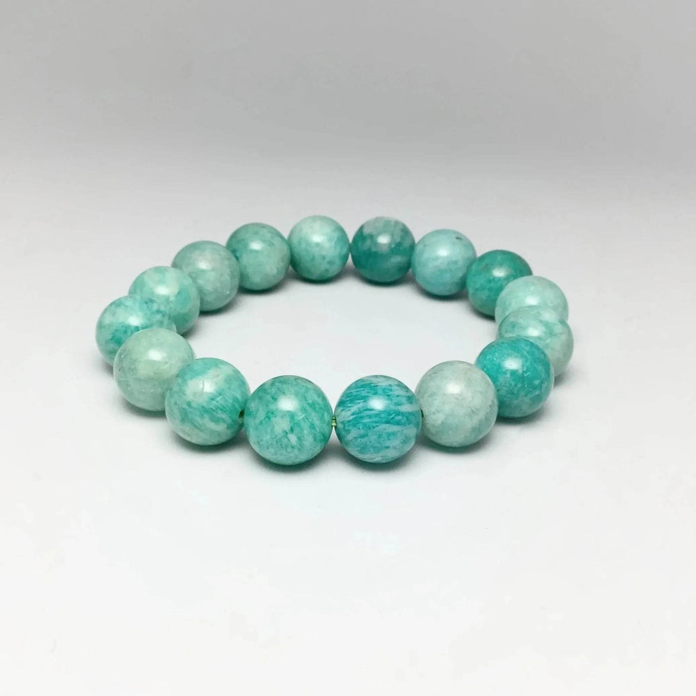 Striped Amazonite Beaded Bracelet-Rocks and Gems Canada