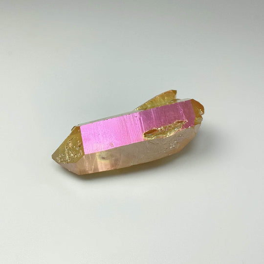 Sunset Aura Quartz Cluster-Rocks and Gems Canada
