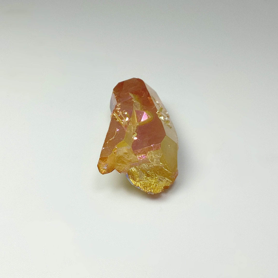 Sunset Aura Quartz Cluster-Rocks and Gems Canada