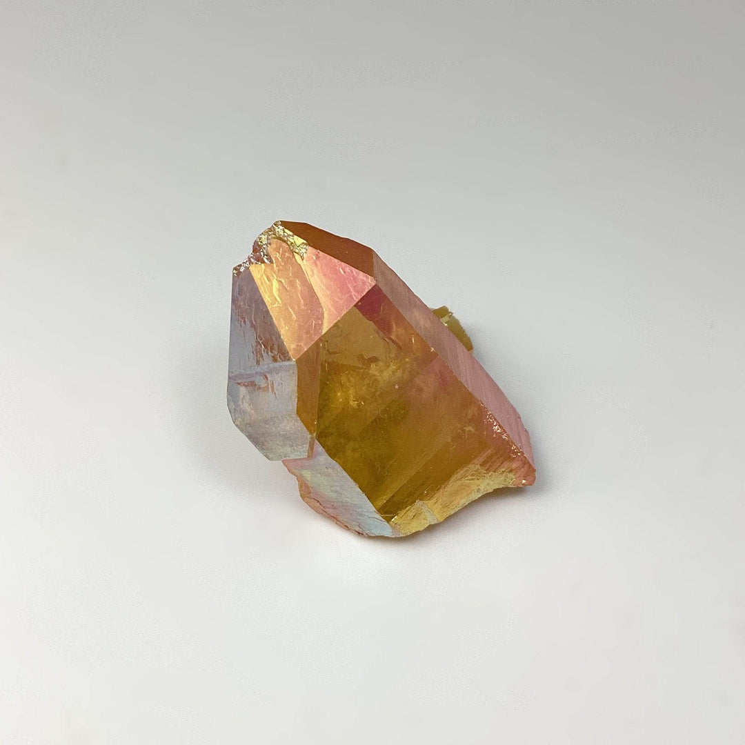 Sunset Aura Quartz Cluster-Rocks and Gems Canada