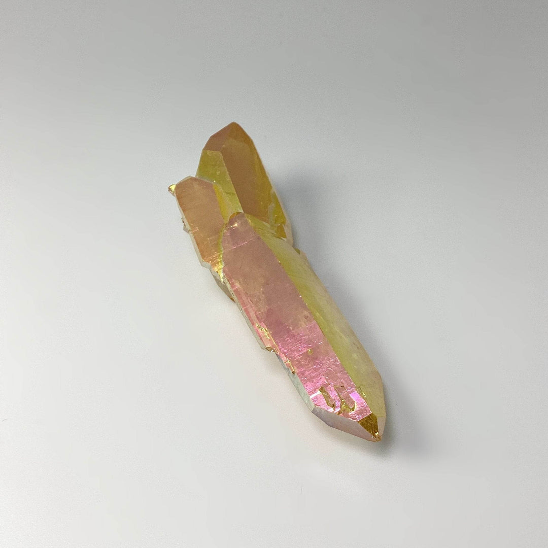 Sunset Aura Quartz Cluster-Rocks and Gems Canada