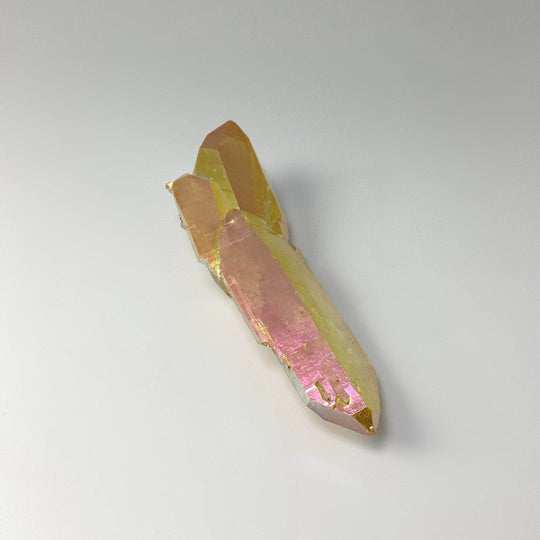 Sunset Aura Quartz Cluster-Rocks and Gems Canada