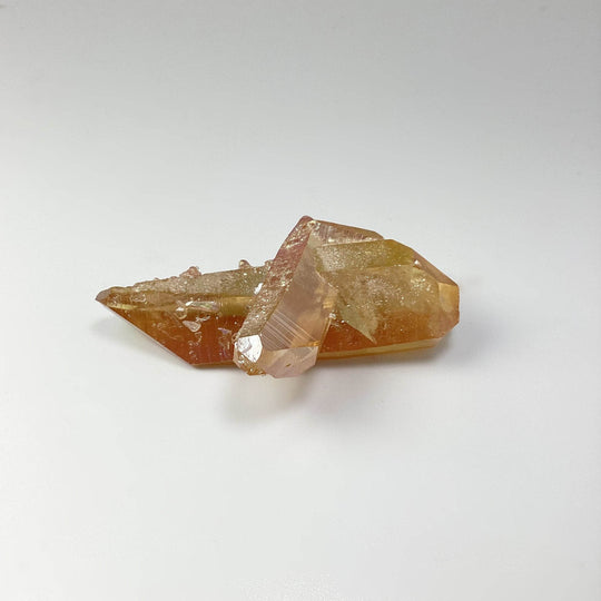 Sunset Aura Quartz Cluster-Rocks and Gems Canada