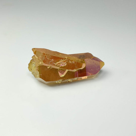 Sunset Aura Quartz Cluster-Rocks and Gems Canada