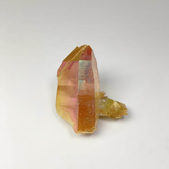 Sunset Aura Quartz Cluster-Rocks and Gems Canada
